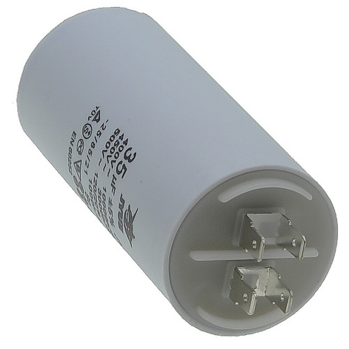 Конденсатор JYUL CBB-60M 35мкф - 450 VAC болт + клеммы (45*95 mm)