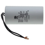 Конденсатор JYUL CBB-60 100мкф - 450 VAC дроти (60*123 мм)
