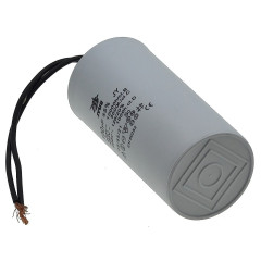 Конденсатор JYUL CBB-60 100мкф - 450 VAC дроти (60*123 мм) 2