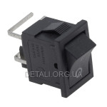 тумблер 2 положення 4 контакти кутових 15*21 mm 6A
