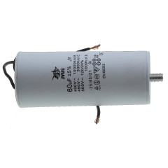 конденсатор JYUL CBB-60L 60мкф - 450 VAC болт + дроту(49*120 mm)