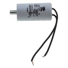 Конденсатор JYUL CBB-60L 6мкф - 450 VAC болт + провода (30*59 mm)