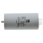 Конденсатор JYUL CBB-60M 80мкф - 450 VAC болт + клеми (60*120 мм)