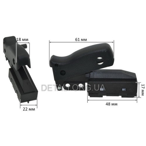 Кнопка болгарки УШМ DeWalt D28493 оригінал N015071