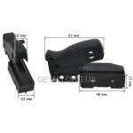 Кнопка болгарки УШМ DeWalt D28493 оригінал N015071