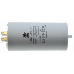 Конденсатор JYUL CBB-60M 100мкф - 450 VAC болт + клемми (60*120 мм)