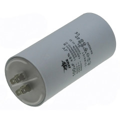 Конденсатор JYUL CBB-60M 100мкф - 450 VAC болт + клеммы (60*120 mm) 2