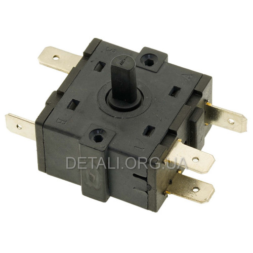 Переключатель масляного радиатора 3 положения 5 контактов 32*32mm 16A