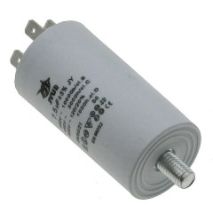 Конденсатор JYUL CBB-60M 7,5мкф - 450 VAC болт + клеммы (35*66 mm) 2