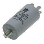 Конденсатор JYUL CBB-60M 2мкф - 450 VAC болт + клеми (30*57 мм)