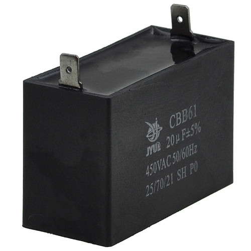 конденсатор JYUL CBB-61 20мкф - 450 VAC прямокутний 31х69х45