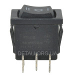 Тумблер 3 положения 6 контактов пружина 15*21 mm 6A