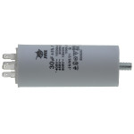 Конденсатор JYUL CBB-60M 30мкф - 450 VAC болт + клеми (40*96 мм)