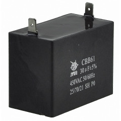Конденсатор JYUL CBB-61 30мкф - 450 VAC прямоугольный 35х58х49 2