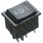 тумблер 3 положення 6 контактів 25*32 mm 16A