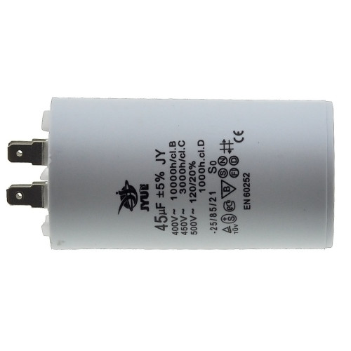конденсатор JYUL CBB-60H 45мкф - 450 VAC клеми(49*92 mm)