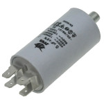 Конденсатор JYUL CBB-60M 5мкф - 450 VAC болт + клеми (30*57 мм)