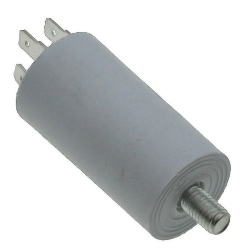 Конденсатор JYUL CBB-60M 5мкф - 450 VAC болт + клеммы (30*57 mm)
