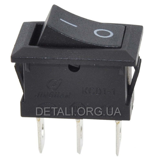 Тумблер 2 положения 3 контакта 15*21 mm h23mm 6A