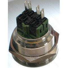 кнопка антивандальная d32mm різьблення 28mm h33mm 4 контакти 2