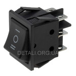 Тумблер 3 положения 6 контактов 25*32 mm 16A