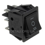 Тумблер 3 положения 6 контактов 25*32 mm 16A