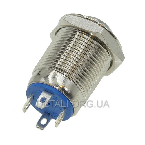 Кнопка антивандальная d14mm резьба 12mm h20mm 4 контакта