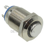 Кнопка антивандальная d14mm резьба 12mm h20mm 4 контакта