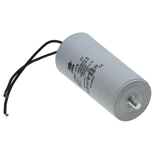 конденсатор JYUL CBB-60L 50мкф - 450 VAC болт + дроту(50*110 mm)