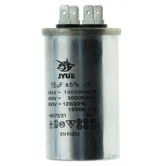 Конденсатор CBB-65 15мкф 450 VAC алюміній JYUL(40*70 mm)