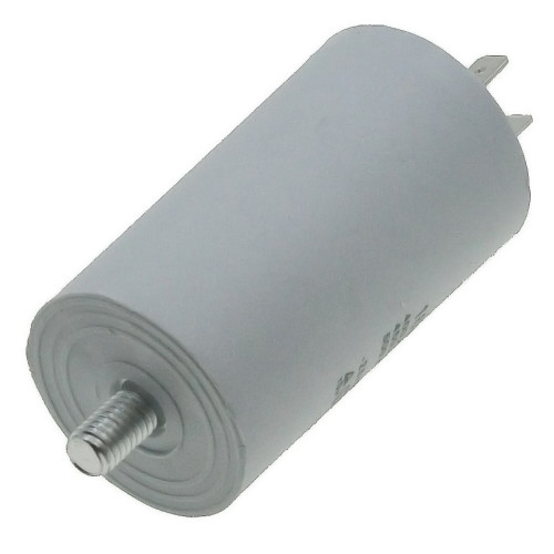 Конденсатор JYUL CBB-60M 16мкф - 450 VAC болт + клеми (40*70 mm)
