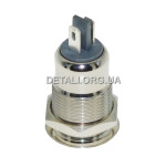 Індикатор антивандальный d15mm різьблення 12mm h20mm 2 контакти
