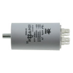 Конденсатор JYUL CBB-60M 14мкф - 450 VAC болт + клеми (40*70 mm)