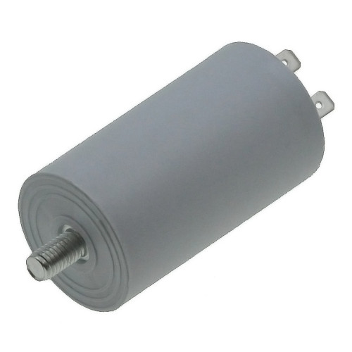 Конденсатор JYUL CBB-60M 14мкф - 450 VAC болт + клеммы (40*70 mm)