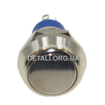 Кнопка антивандальная d17mm різьблення 12mm h19mm 4 контакти