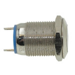 Кнопка антивандальная d14mm різьблення 12mm h18mm 2 контакти