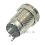 Кнопка антивандальная d18mm різьблення 16mm h27mm 3 контакти