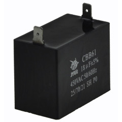 конденсатор JYUL CBB-61 18мкф - 450 VAC прямокутний 32х57х44 2