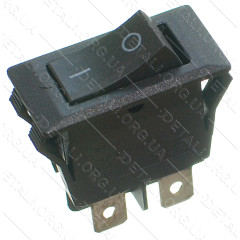 тумблер 2 положення 4 контакти 17*33 mm 16A