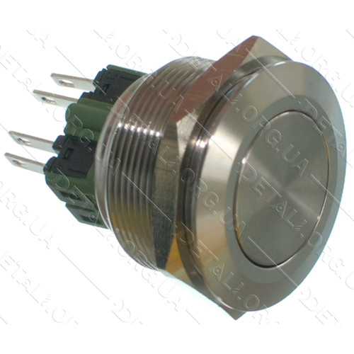 Кнопка антивандальная d32mm резьба 28mm h32mm 4 контакта