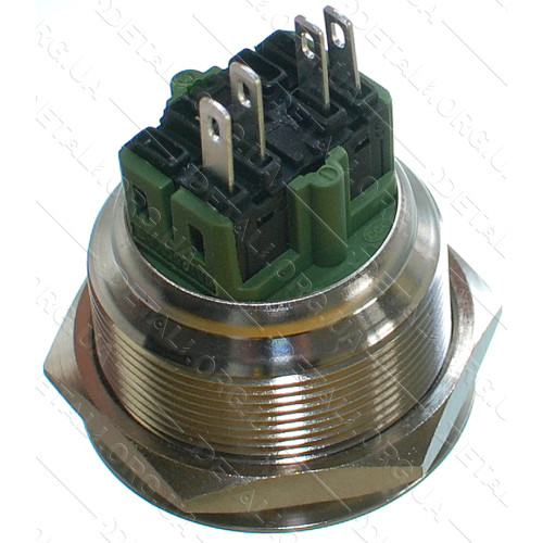 кнопка антивандальная d32mm різьблення 28mm h32mm 4 контакти