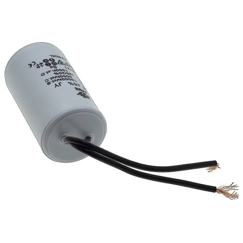 Конденсатор JYUL CBB-60 2,5мкф - 450 VAC дроти (30*52 mm)