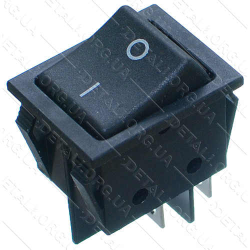 тумблер 2 положення 4 контакти 25*32 mm 16A