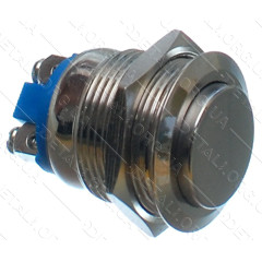 Кнопка антивандальная d22mm резьба 19mm h29mm 2 контакта под винт