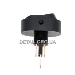 Тумблер овал 2 положення 3 контакти 20*31 мм світлодіод 12V 2