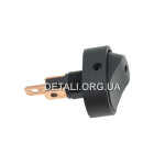 Тумблер овал 2 положения 3 контакта 20*31 мм светодиод 12V