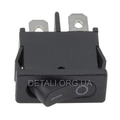 тумблер 2 положення 2 контакти пружина 10*21 mm 6A 2