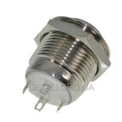 Кнопка антивандальная d18mm резьба 16mm h20mm 4 контакта индикация 2