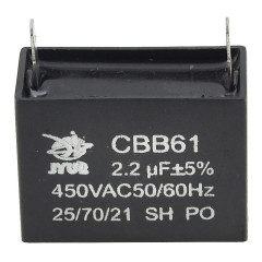 Конденсатор JYUL CBB-61 2,2мкф - 450 VAC прямоугольный 15х38х25