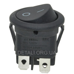 Тумблер круглый 2 положения 4 контакта d23 mm 2
